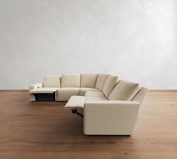 Larkspur Power Reclining L-Shaped Wedge Sectional - Storage Available (142&quot;-155&quot;)