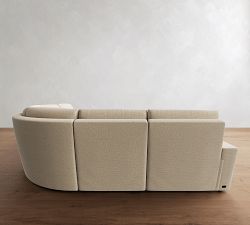 Larkspur Power Reclining L-Shaped Wedge Sectional - Storage Available (142&quot;-155&quot;)
