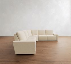 Larkspur Power Reclining L-Shaped Wedge Sectional - Storage Available (142&quot;-155&quot;)