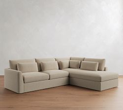 Westwood Fin Arm Deep Seat Return Bumper Sectional (122&quot;-134&quot;)