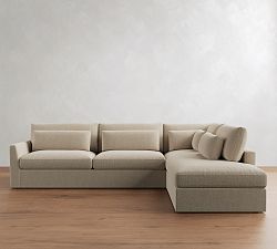 Westwood Fin Arm Deep Seat Return Bumper Sectional (122&quot;-134&quot;)