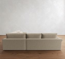 Westwood Roll Arm Deep Seat 3-Piece Wedge Sectional (131&quot;&ndash;146&quot;)