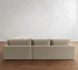 Westwood Square Arm Deep Seat 3-Piece Wedge Sectional (133"&ndash;143")