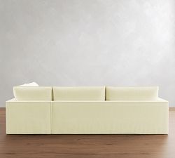 Westwood Square Arm Flange Edge Return Bumper Sectional (117&quot;-129&quot;)