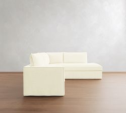 Westwood Square Arm Flange Edge Return Bumper Sectional (117&quot;-129&quot;)