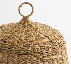 Vera Tulip Lidded Basket