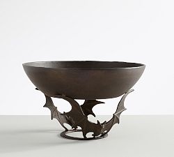 Open Box: Trick or Treat Bat Metal Candy Bowl
