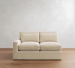 PB Comfort Modern Deep Square Arm Sectional Component Replacement Slipcovers