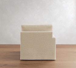 Build Your Own PB Comfort Modern Square Arm Deep Seat Slipcovered Sectional Components