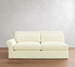 PB Comfort Modern Roll Arm Deep Seat Sectional Component Replacement Slipcovers