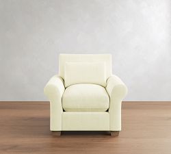 PB Comfort Modern Roll Arm Deep Seat Chair