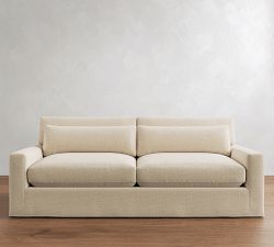 PB Comfort Modern Square Arm Deep Seat Replacement Slipcovers