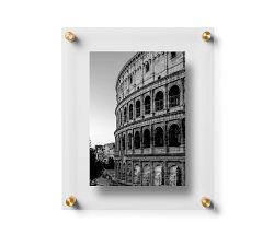 Acrylic Floating Double Panel Wall Frames