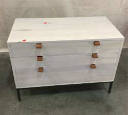 Open Box: Graham 36&quot;; 3-Drawer Nightstand - Dove Poplar