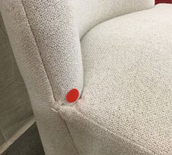 Open Box: Layton Fully Upholstered Dining Side Chair - Performance Boucle Oatmeal