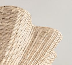 Marion Woven Scalloped Pendant (34&quot;)