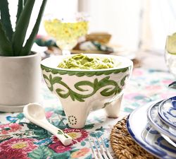 Puebla Porcelain Spoons - Mixed Set of 4