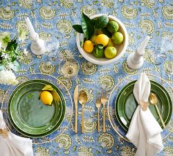 Cambria Handcrafted Stoneware Dinner Plates - Set of 4