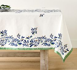 Puebla Multi Organic Cotton Tablecloth