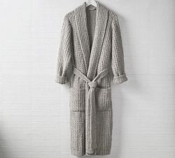 Cozy Waffle Sweater Robe