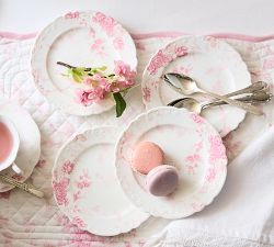 LoveShackFancy Pink Rose Dinnerware Collection