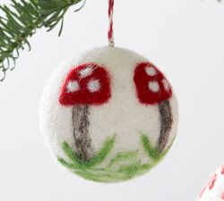 Nordic Woodland Felt Ornaments Set Of 3