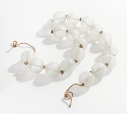 Handcrafted Oversized Sea Glass Garland - Thumbnail 4