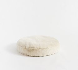 Mink Faux Fur Round Pet Bed