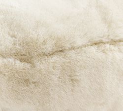 Mink Faux Fur Round Pet Bed