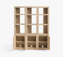 Newport Shelf with Cabinet (64.5"-86")