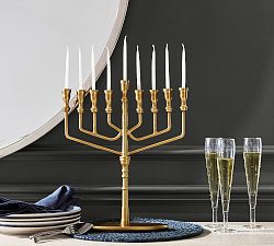 Wythe Brass Menorah