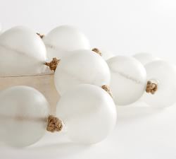 Handcrafted Oversized Sea Glass Garland - Thumbnail 2