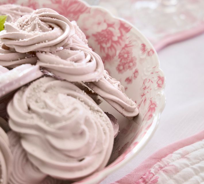 LoveShackFancy Pink Rose Serving Bowl Pottery Barn