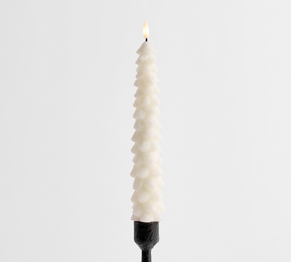 Flameless Tree Taper Candle