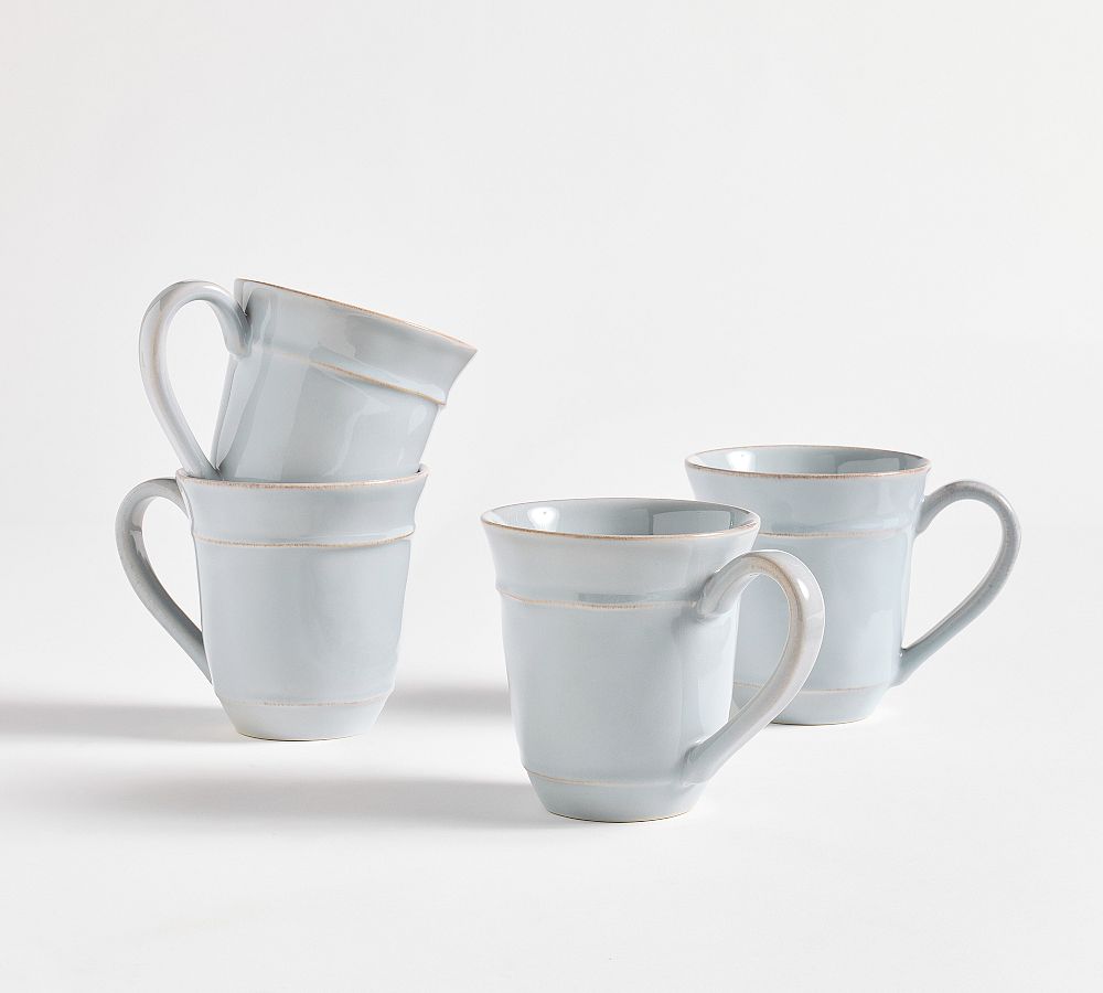 Cambria Handcrafted Stoneware Mugs - Set of 4