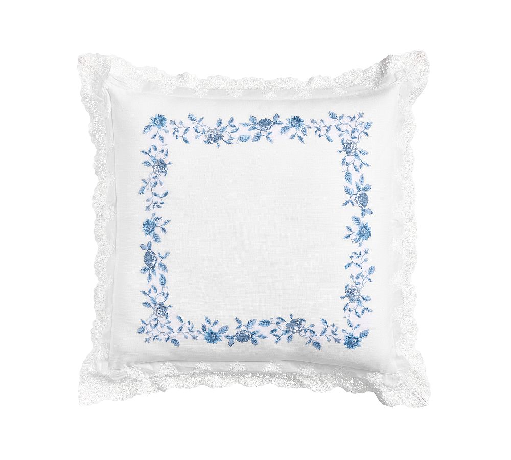 LoveShackFancy Blue Rose Sham
