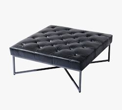 Callaway Rectangular Leather Coffee Table (40")