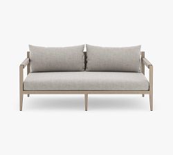 Punta Mita Teak Outdoor Sofa (63&quot;-93&quot;)