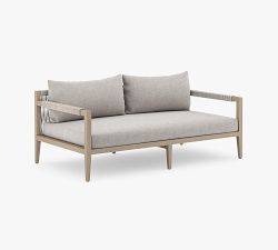 Punta Mita Teak Outdoor Sofa (63&quot;-93&quot;)