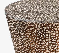 Erica Round Metal Accent Table (13.5&quot;)