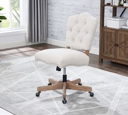 Roscoe Upholstered Swivel Desk Chair