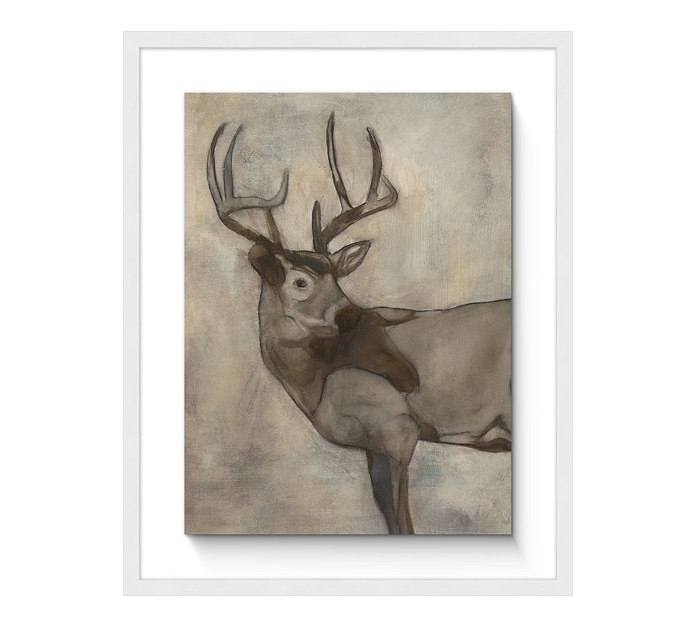 King of the Woodlands Framed Canvas