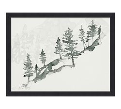 Up the Alpine Slopes Framed Print