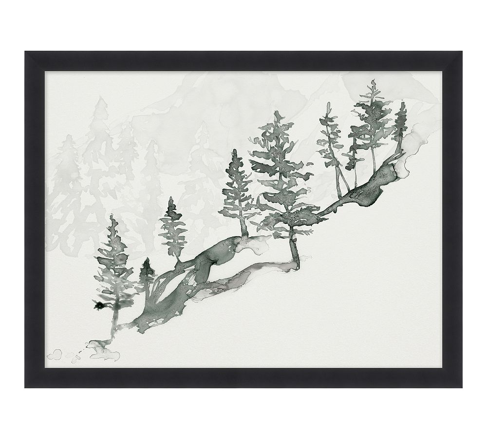 Up the Alpine Slopes Framed Print