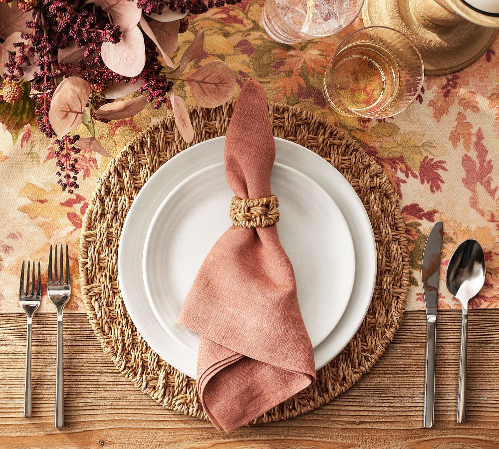Larkin Stoneware Dinner Plates - Set of 4