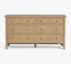 Open Box: Farmhouse 6-Drawer Dresser (66&quot;) - Seadrift