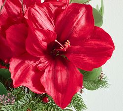 Faux Mixed Amaryllis Holiday Bundle