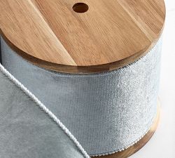 Blue Velvet Ribbon Garland