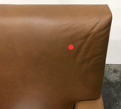 Open Box: Ashby Leather Recliner, Vntage - Caramel
