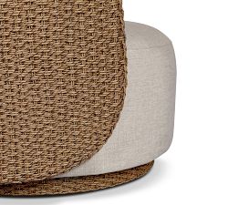Sherry Outdoor Woven Swivel Chair